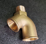 Y- adapter for low drains & ease of use when draining the boat