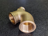 Y- adapter for low drains & ease of use when draining the boat