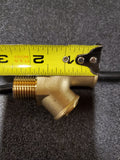 Y- adapter for low drains & ease of use when draining the boat
