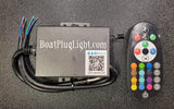 RGBW color changing controller with both Remote and Bluetooth connectivity