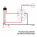 30 amp relay with built in fuse